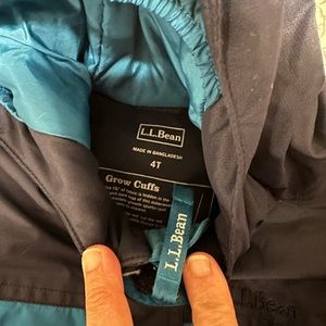 L.L. Bean toddler boys snowsuit: size 4t